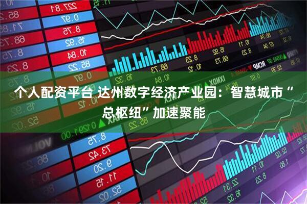 个人配资平台 达州数字经济产业园：智慧城市“总枢纽”加速聚能
